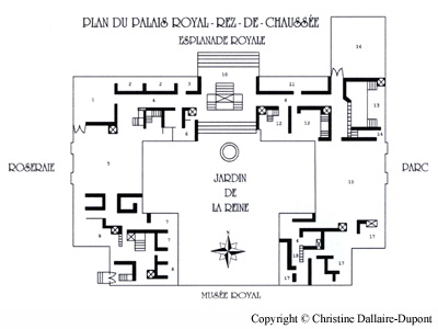 Clique pour agrandir le plan du palais!