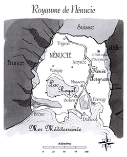 La carte de la N&eacute;nucie